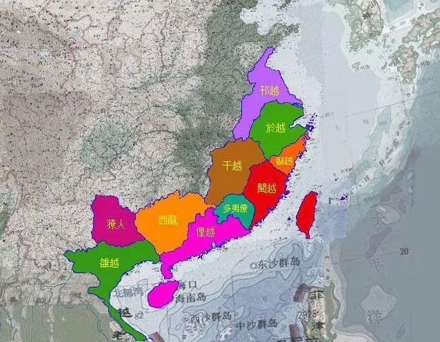 百越这一名称自唐以后便鲜少见于史籍,关于这个古代南方族群的族源