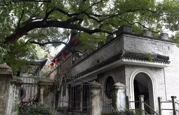 结构小巧的"小洋房,宗族活动场地"蒋氏宗祠;蒋介石出生地"玉泰盐铺"