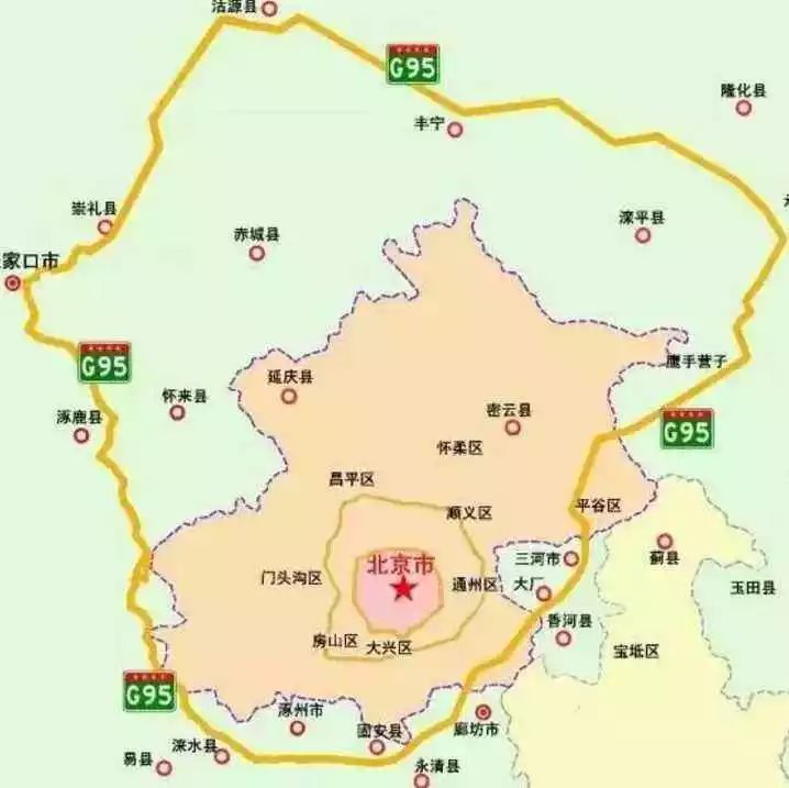 河北境内约850公里,其中张承高速公路375公里,承平高速公路88公里