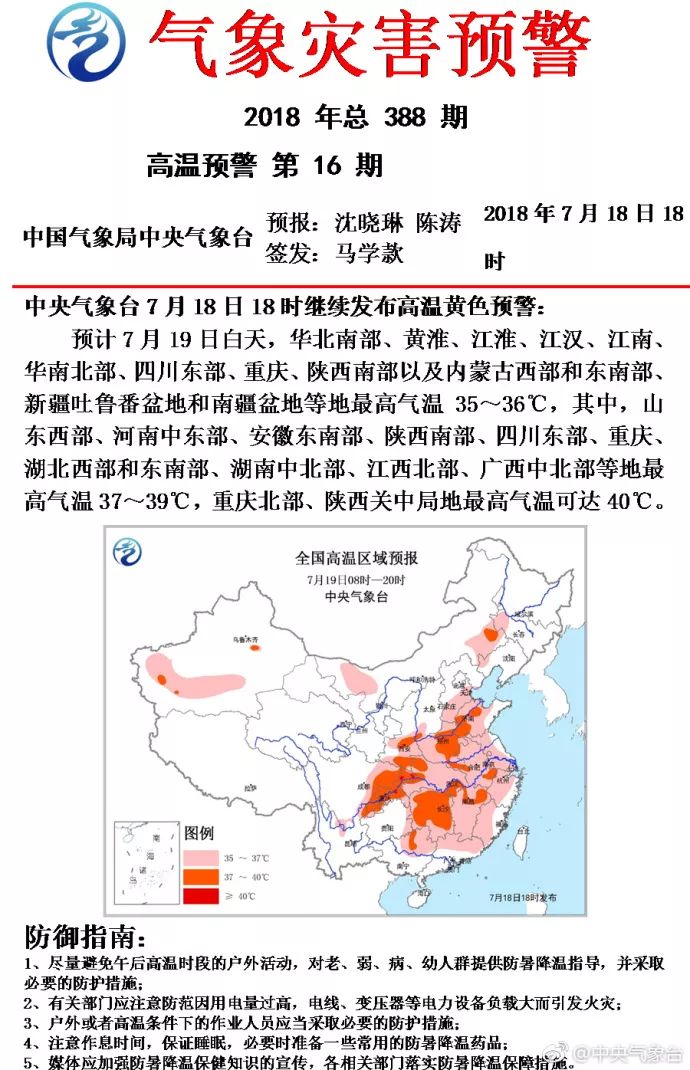 这个长达40天的超长待机三伏天, 在第一天就为我们开启了"高温联播"