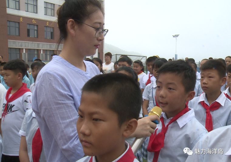 垃圾分类人人有责长海县海洋岛学校开展垃圾分类系列活动