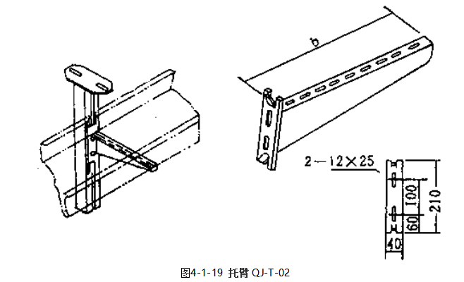 电缆桥架托臂结构和规格