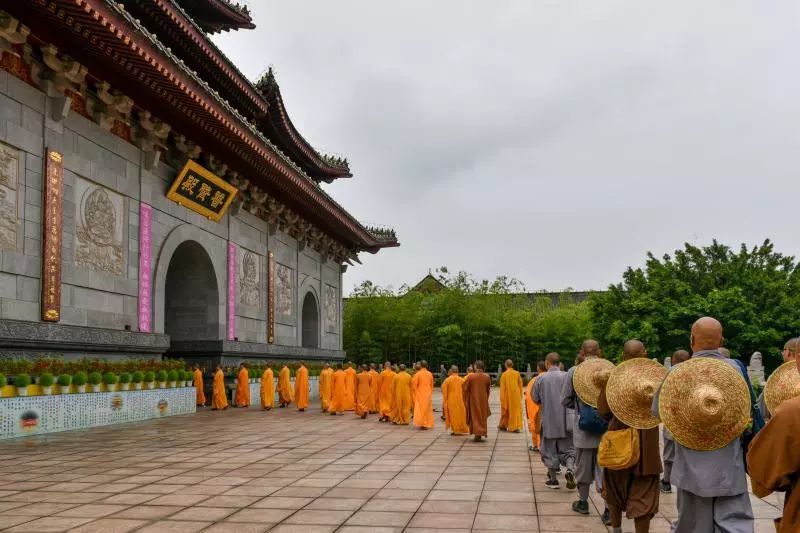 历时93日行脚5000里上海庄严寺朝圣团一步一拜圆满于金顶