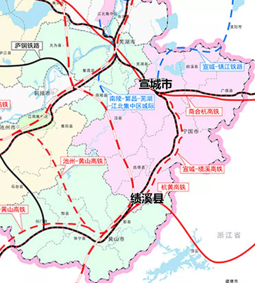 项目概况:线路自宣城站引出,下穿既有鳌峰东路,上跨水阳江路,宣广高速