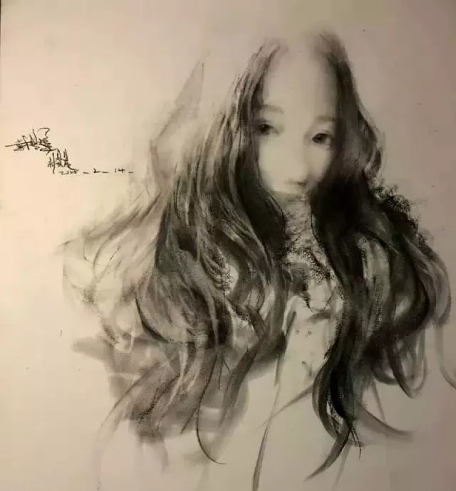 不是所有的素描都很详细,朦胧的素描也很美