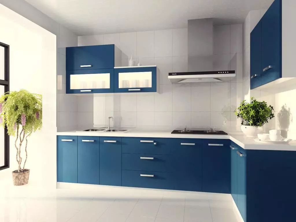 厨房蓝色装饰装修素材免费下载(图片编号:5424379)-六图网