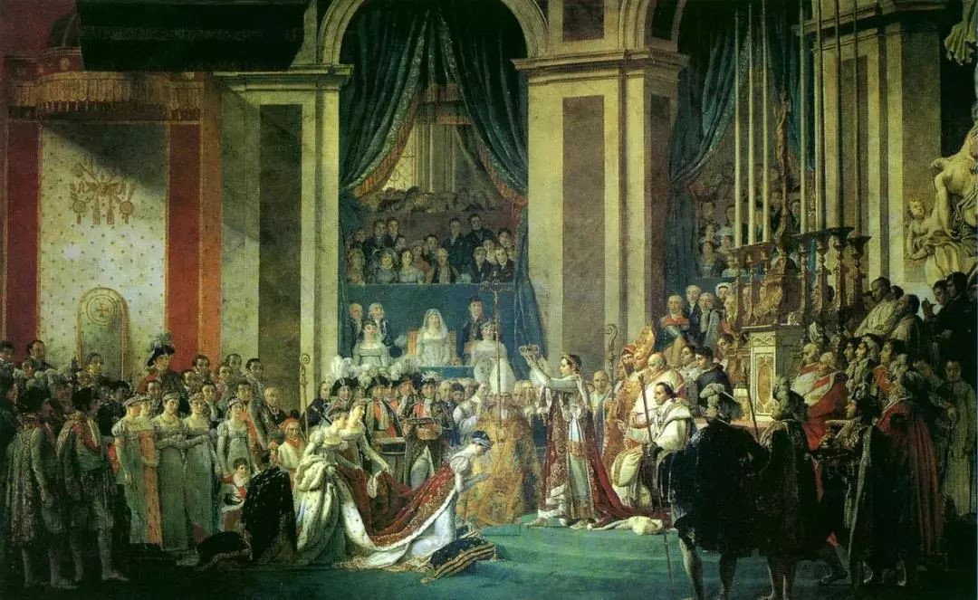 拿破仑一世加冕典礼(le sacre de napoléon)这幅画由法国画家达雅克