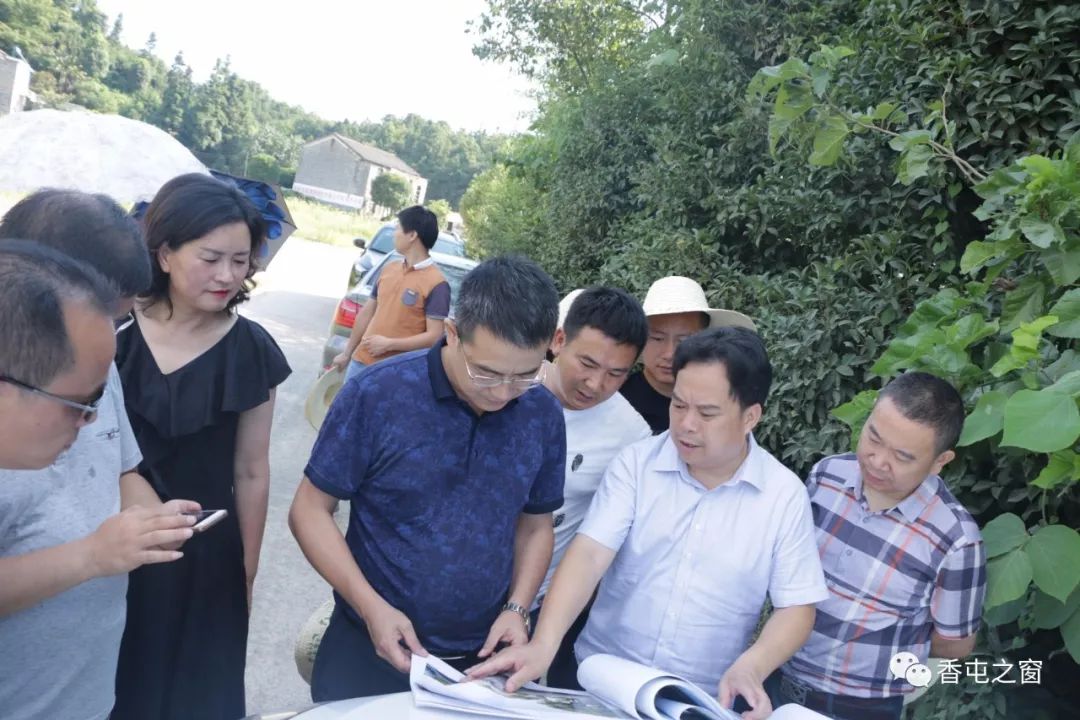 今日关注程志龙一行到香屯街道调研指导秀美乡村建设