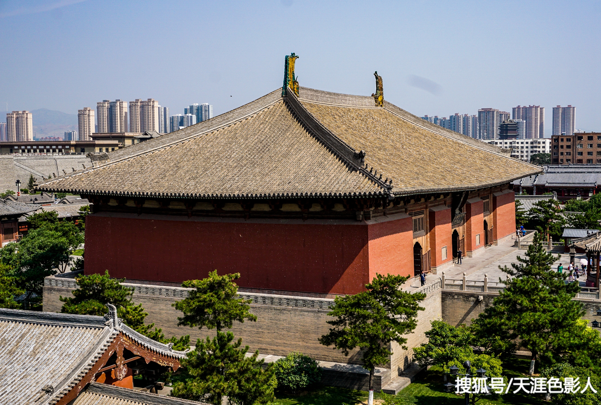 山西大同千年古刹华严寺的辽金建筑艺术欣赏