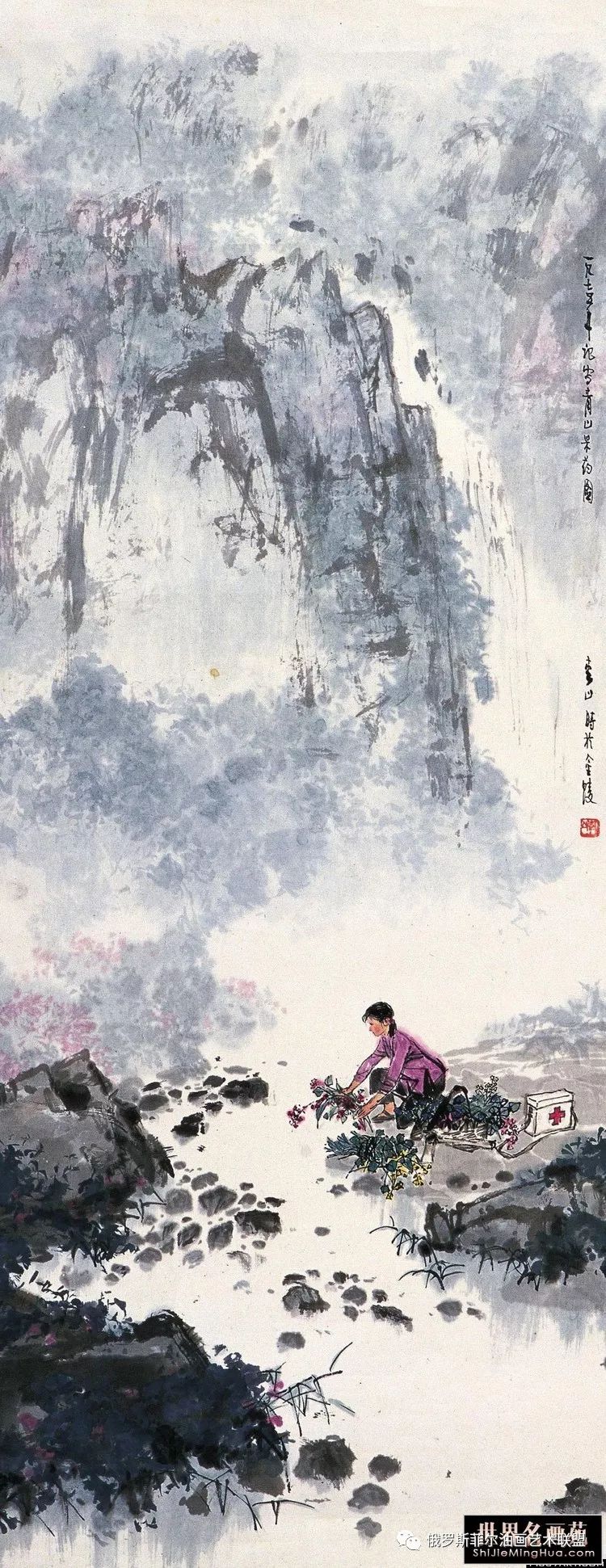 意境深沉中国画家李山国画作品欣赏