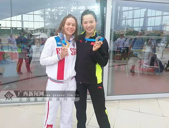 广西名将舒程静2018年第20届世界蹼泳锦标赛