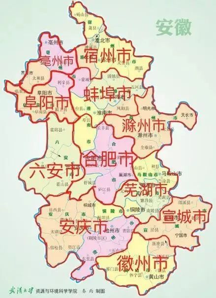 此外,他还建议新增6个县级市?"无为,南陵,庐江,蒙城,太和,萧县".