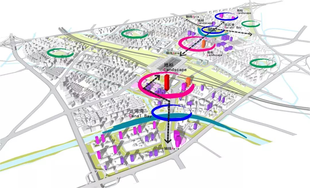 【规划】城东新城中轴线 让交通中转站转型为都市目的