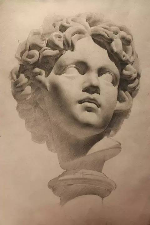 中央美术学院作品史上最经典的素描石膏像