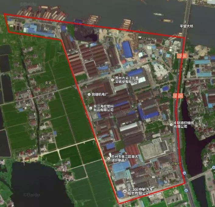 区块名称:平望镇中鲈浦南区块20地图示意:四边四至:东至黎里交界,南至