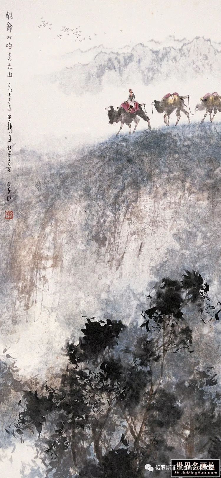 意境深沉中国画家李山国画作品欣赏