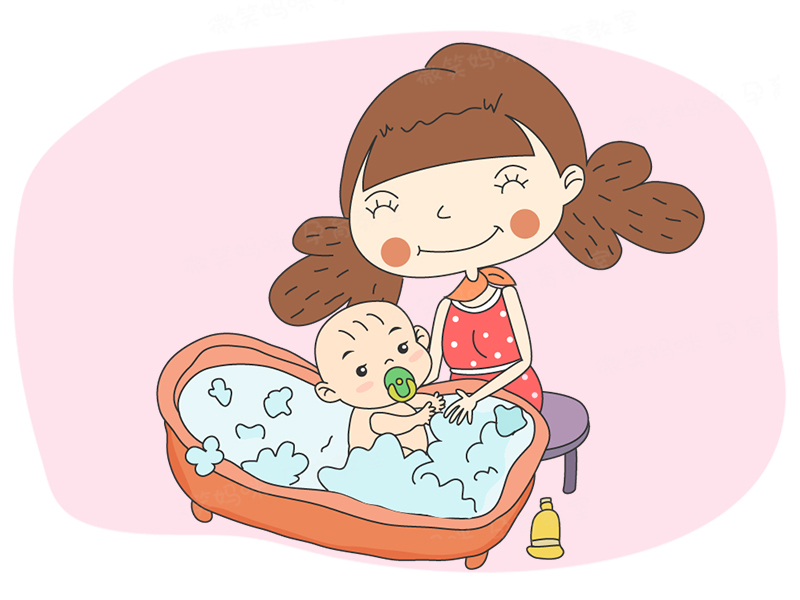 图解:给婴幼儿宝宝洗澡的整套操作,妈妈注意喽