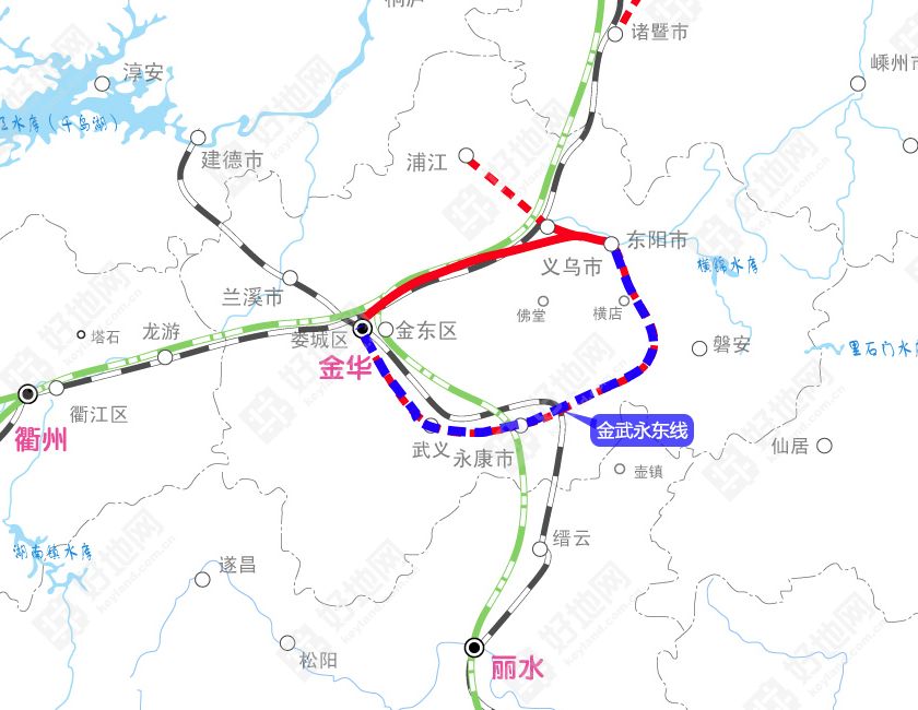 浙江都市圈城际铁路二期规划环境影响报告出炉,四大都市圈7条线路总长