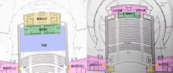 ——杭州大剧院歌剧厅平面图