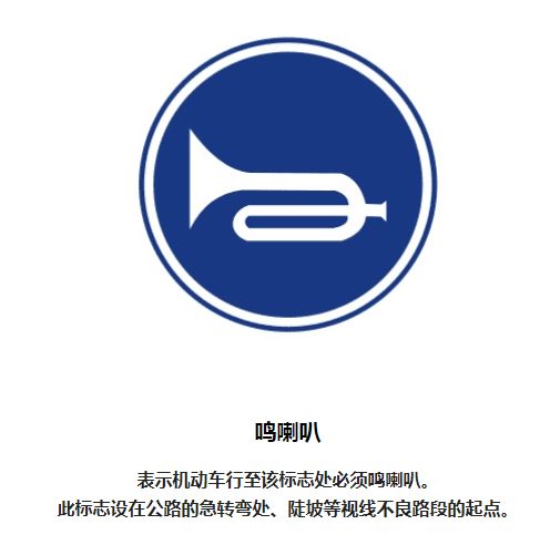 禁止鸣喇叭的标识还是比较常见的,尤其在一些居民区,学校等地段能见到