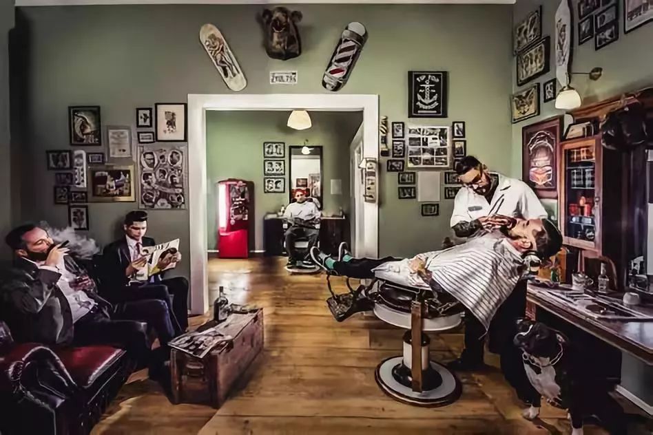 最real的barbershop文化在此就连wade都在这儿理发
