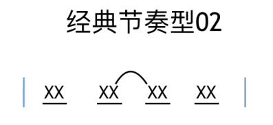 1313131313节奏型05在最后一拍的时候,可以加入16分音符做