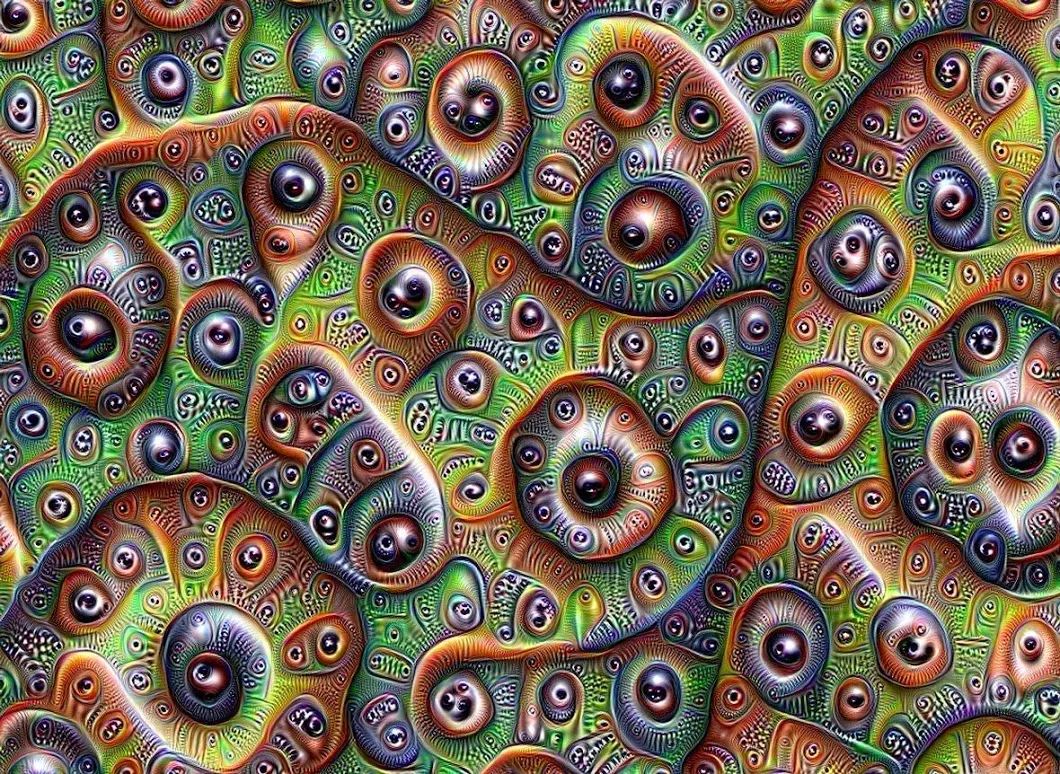 deepdream对密集恐惧症患者也不怎么友好.