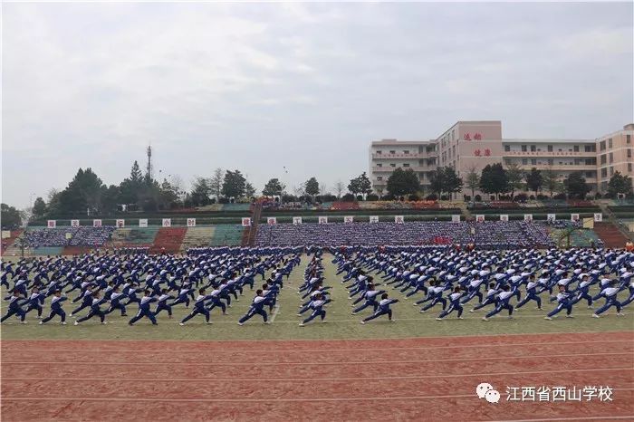 办学理念,以武术为载体,坚持以武育德,以武益智,以武养性,以武强志