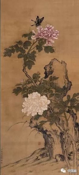 汪承霈(?-1805) 富贵长春图 绢本镜心 95×42cm