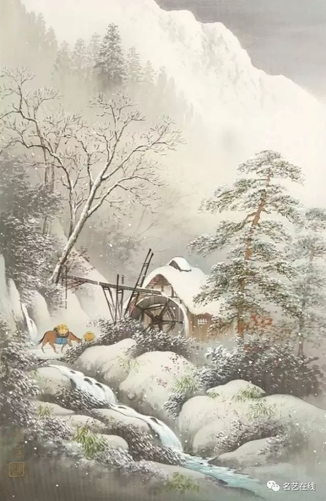 绝美雪景画配古诗欣赏!透心凉爽!