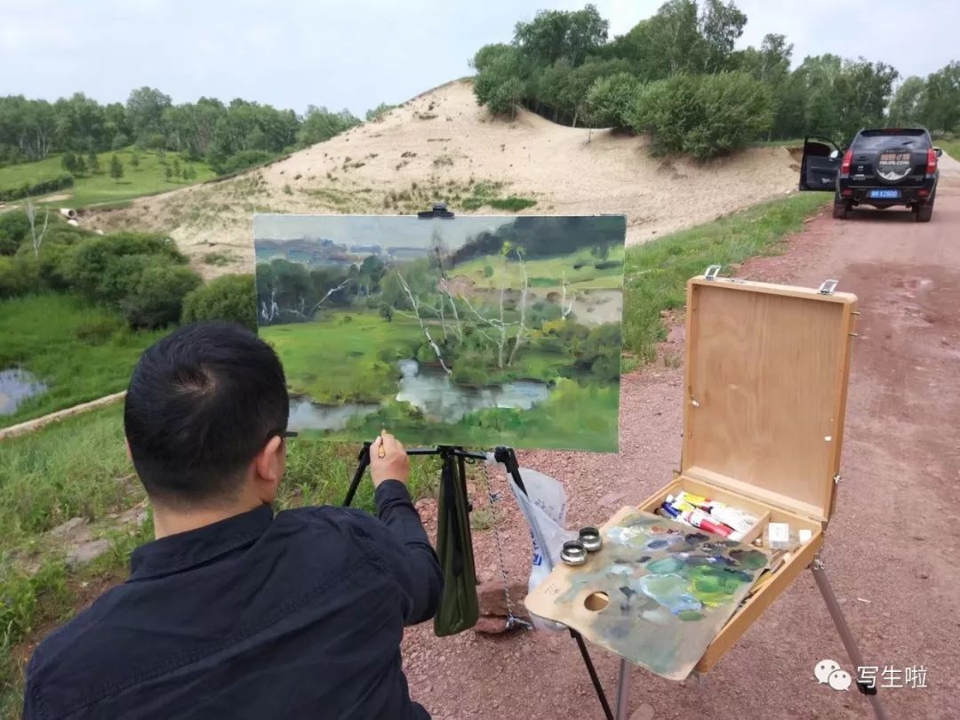 【写生啦】新作速递丨庞茂琨2018塞罕坝夏季风景写生