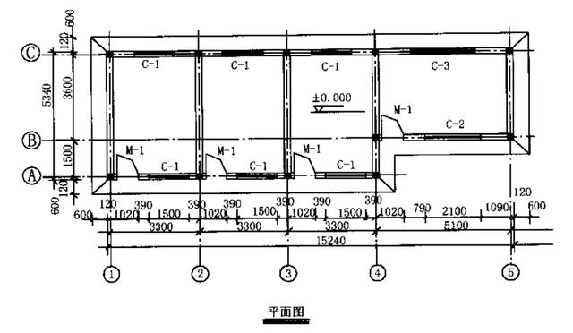 在檐口处设c20钢筋混凝土圈梁一道,在外墙四周设c20钢筋混凝土构造柱