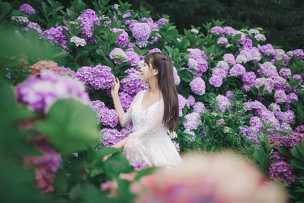 美女摄影:生如夏花,人花同美