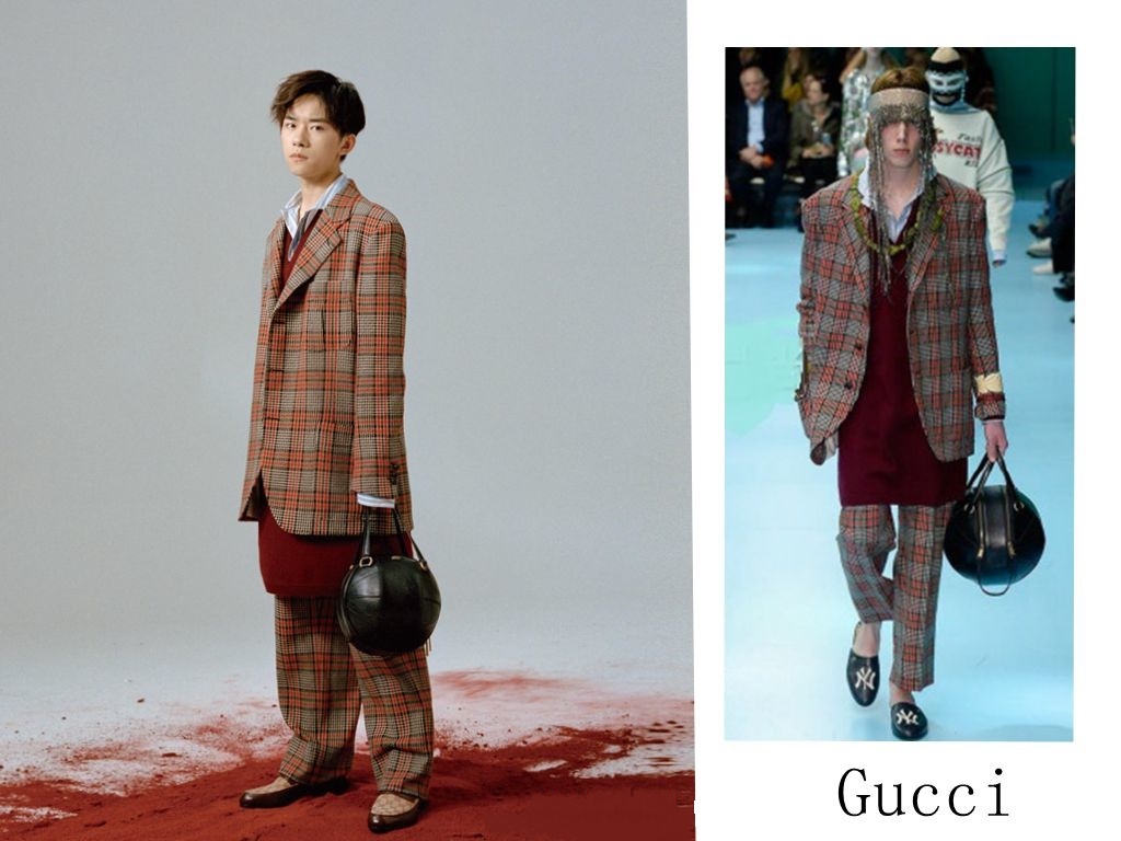 易烊千玺 |产品信息 品牌:品牌:gucci2018年冬季预览.