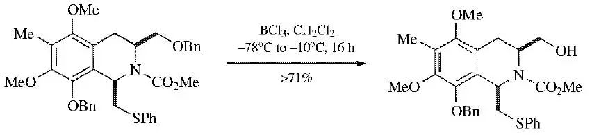 苄醚保护羟基脱保护之lewis酸法