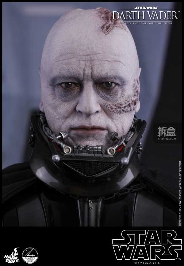 hottoys星球大战614达斯61维达黑武士可动人偶