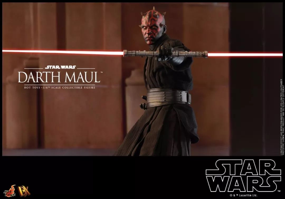 新品预定 hottoys dx16 1/6 星球大战 darth maul达斯·摩尔 单人&dx