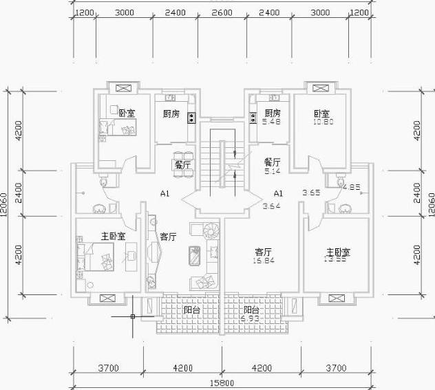 目录1025-户型cad(75种面积分类)