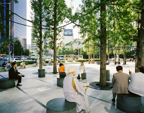 首尔人口密集_首尔街头人流密集(2)