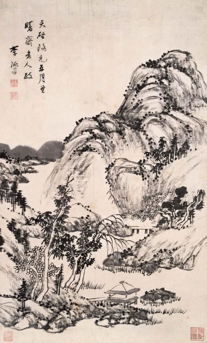 《芥子园画谱》源自:明李流芳作品图集