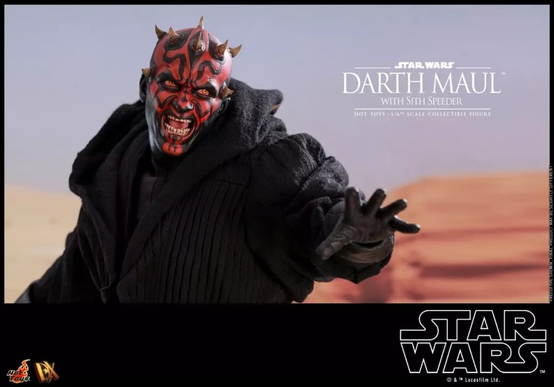 新品预定hottoysdx1616星球大战darthmaul达斯摩尔单人dx17摩托套装标