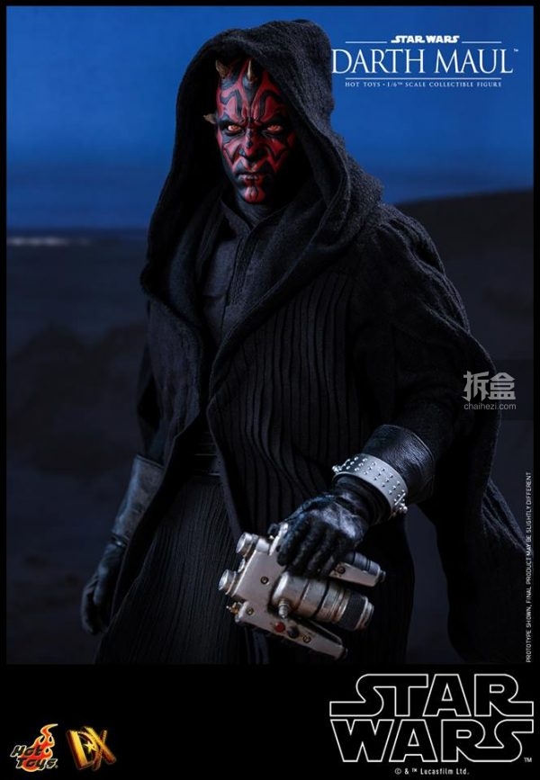 hottoys《星球大战》达斯摩尔单人/与西斯飞行器套装