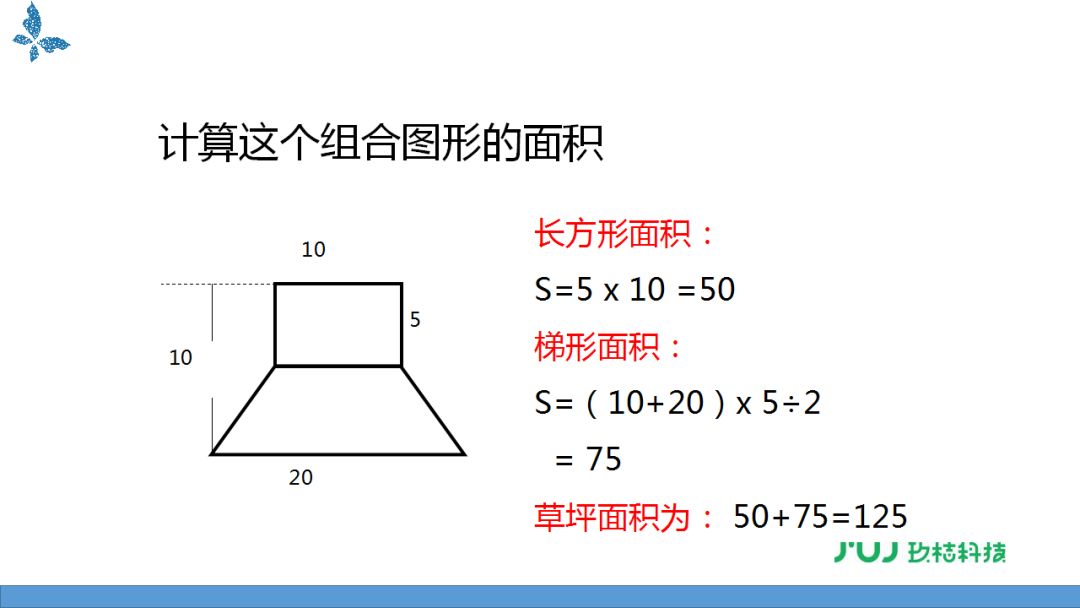 苏教版五年级上册2.5《组合图形的面积计算》视频讲解