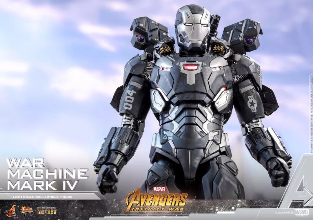 新品预定hottoys16压铸合金mms499d26复联3战争机器mk4