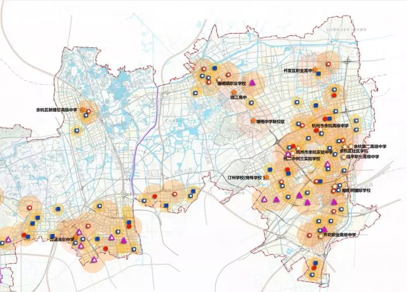杭州市余杭分区规划20172020征求公布大临平北都有哪些规划