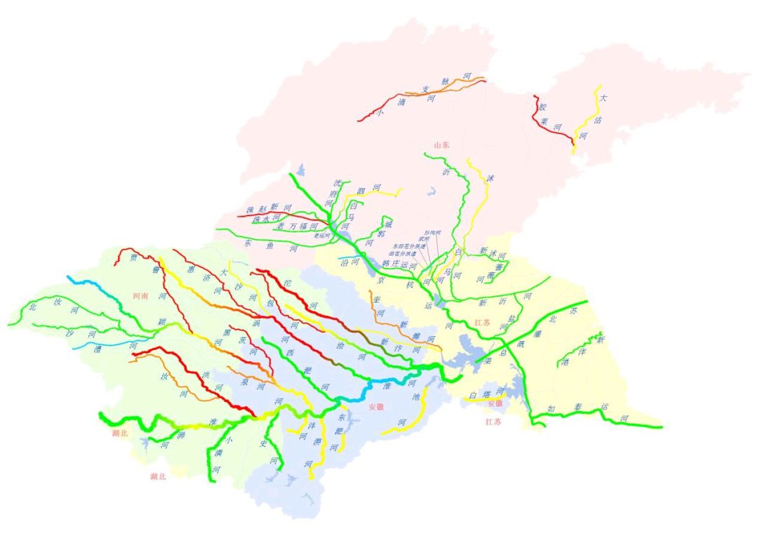 但是从水系地图可以看出,自古以来,淮河流域便是一个沟通南北的要