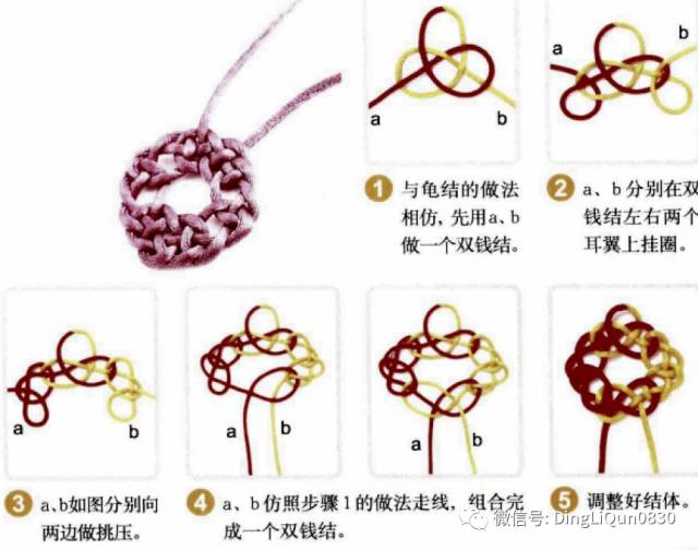 【中国结艺】92种常用的中国结的编法(附详细流程图)