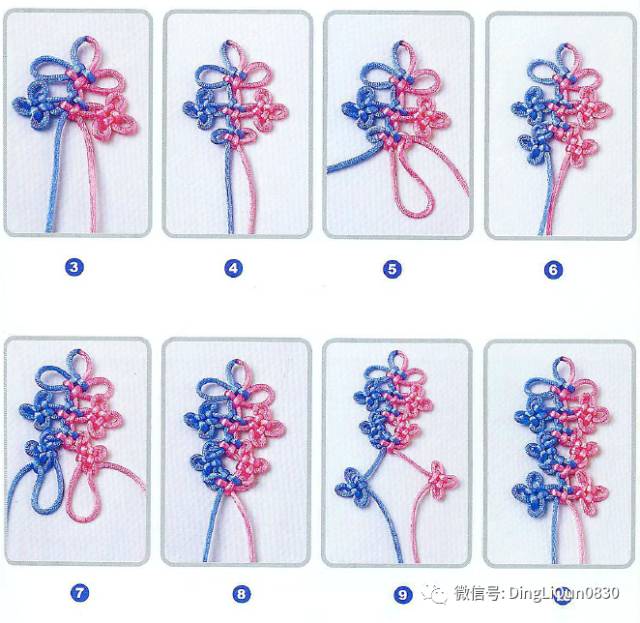 【中国结艺】92种常用的中国结的编法(附详细流程图)