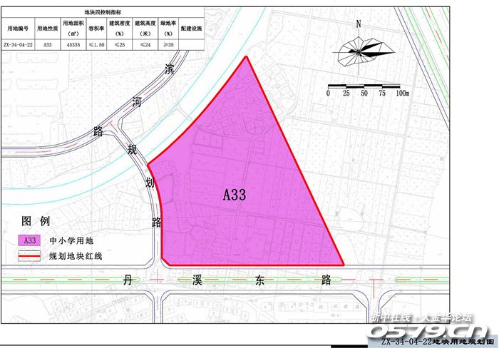 金东区4宗地块规划出炉,其中包括两宗商务用地