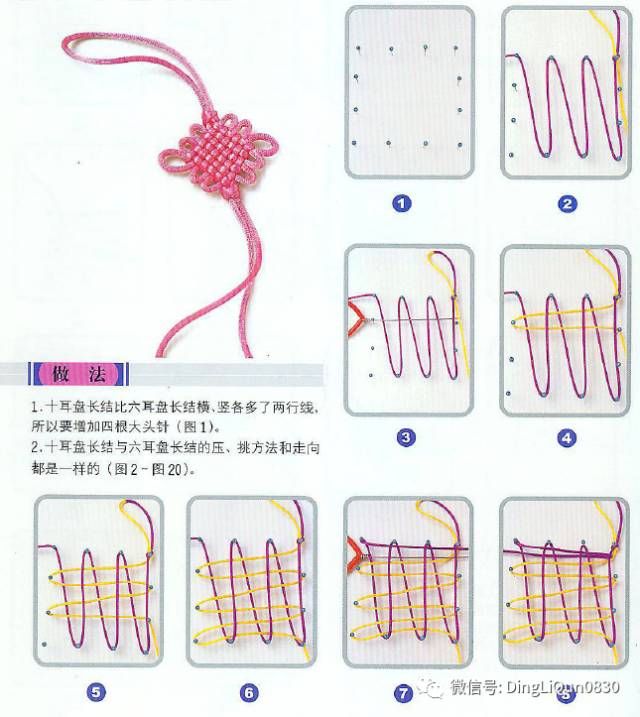 【中国结艺】92种常用的中国结的编法(附详细流程图)